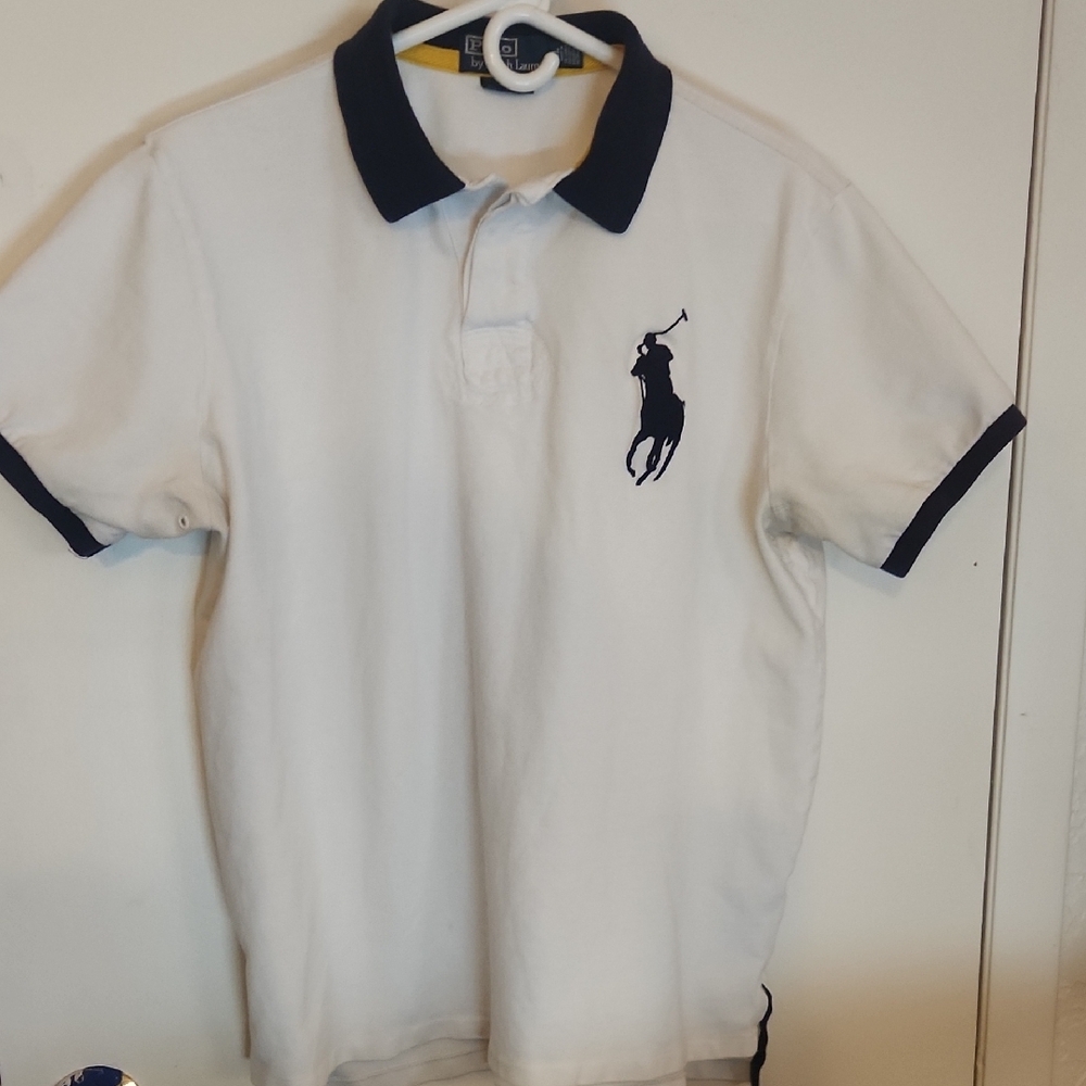 Men's White Polo Shirt